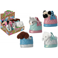 Plyšové zvieratko v kabelke