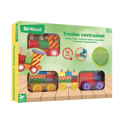 SIRWOOD Drevenný vláčik 16ks