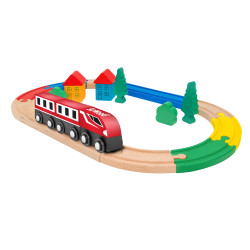 SIRWOOD Drevenný vláčik dráha
