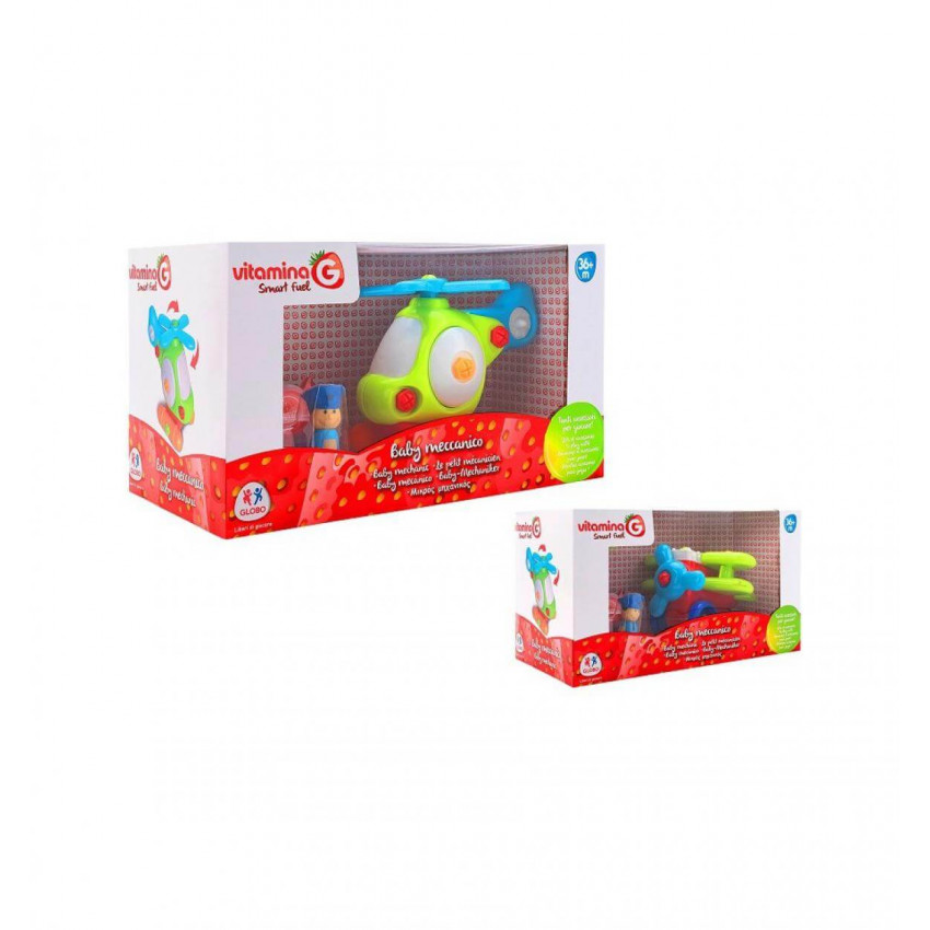 Vitamina G Kojenecká hračka- šroubovacie lietadlo, značky