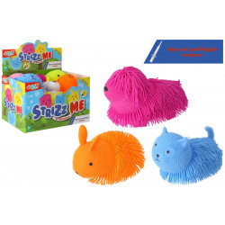 Zvieratko puffy antistresové svietiace 17,5 cm