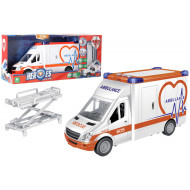 Auto ambulancia na baterky s nosidlami