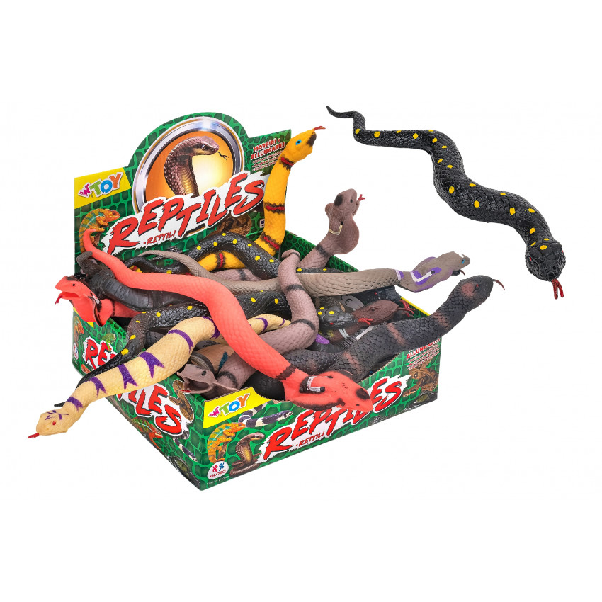 WTOY Zvieratko naťahovací had 38cm