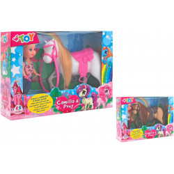 Bábika s koníkom s česacou hrivou