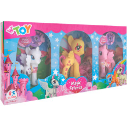 Pony na česanie 3ks