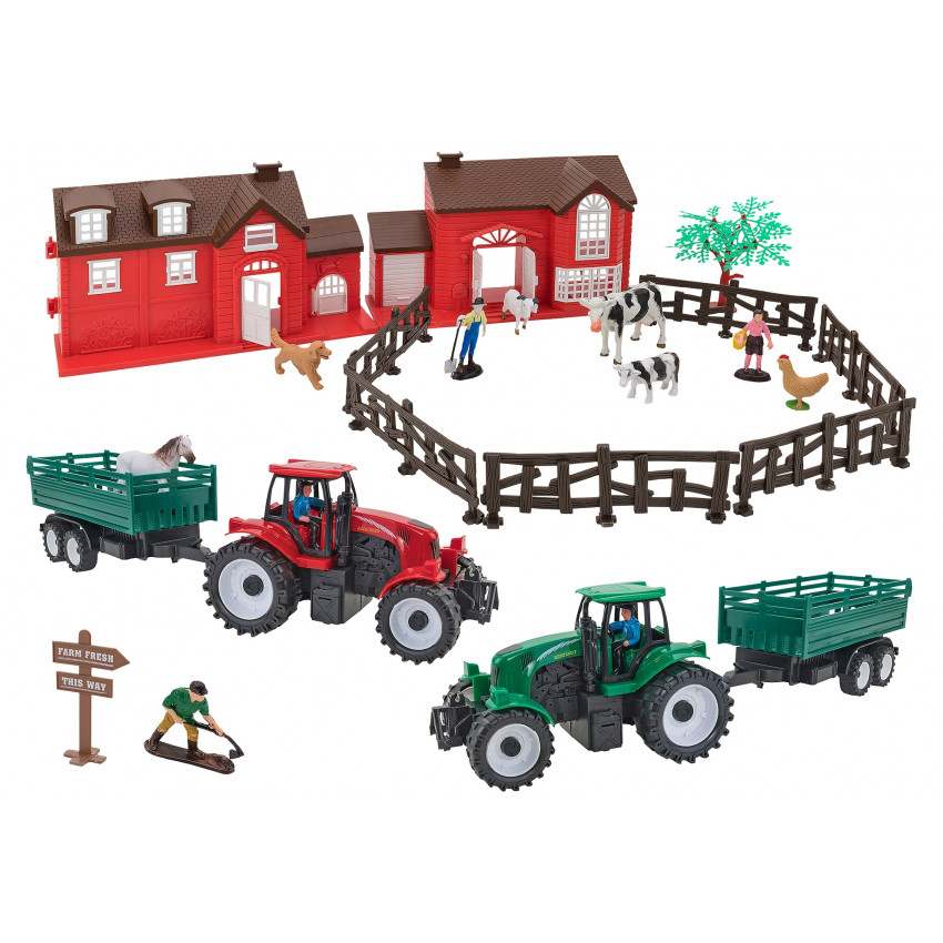 zvieratká na farme, farmári