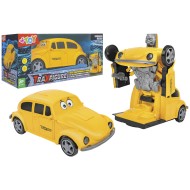 transformér, robot, auto, na baterky, lacné hračky