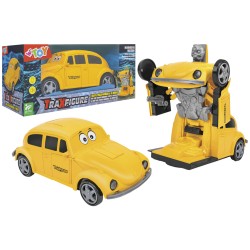 transformér, robot, auto, na baterky, lacné hračky