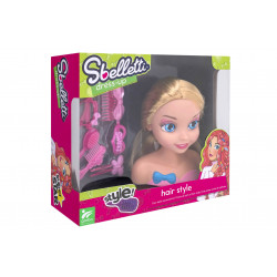 kadernícka hlava pre bábiky, česacia bábika, pre deti