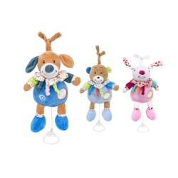 Plyšová hračka s melódiou - medveď, zajac