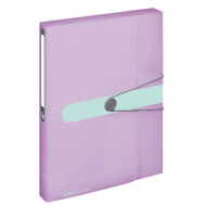 Plastový box s gumičkou Herlitz A4 PP lila