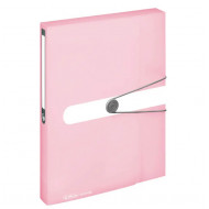 Plastový box s gumičkou Herlitz A4 PP ružová