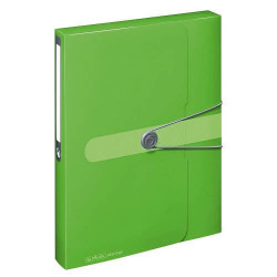 Plastový box s gumičkou Herlitz Easy Orga A4 PP zelený