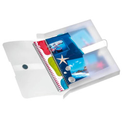 Plastový box s gumičkou Herlitz A4 PP číra