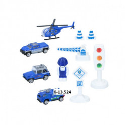 Sada autíčiek s hracou podložkou 15ks