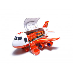 Transportné lietadlo + 3 Hasičské autá - záchranári