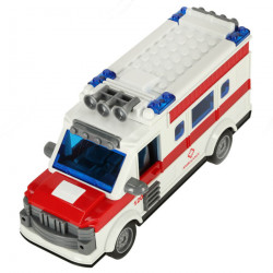 Sanitka, Ambulancia pre deti na diaľkové ovládanie, svetlá, zvuk 1:30