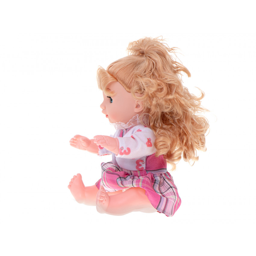 KIK Bábika  Ala 35 cm s kočíkom interaktívna