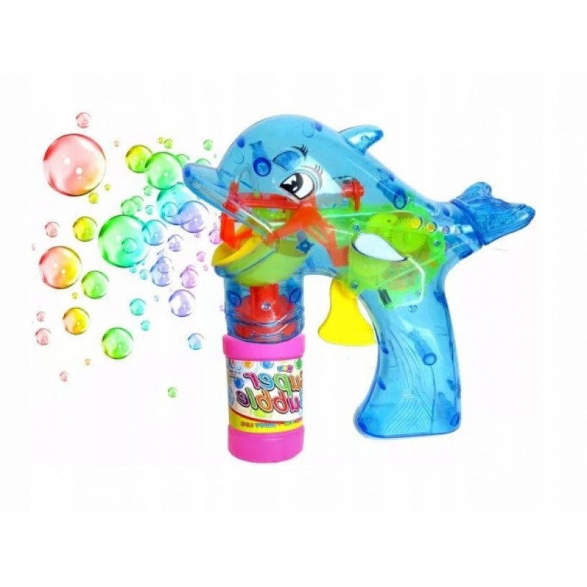 Automatický bublifukový delfín na baterky