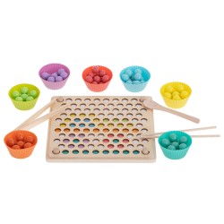 Vzdelávacia montessori guličková mozaika 77 ks