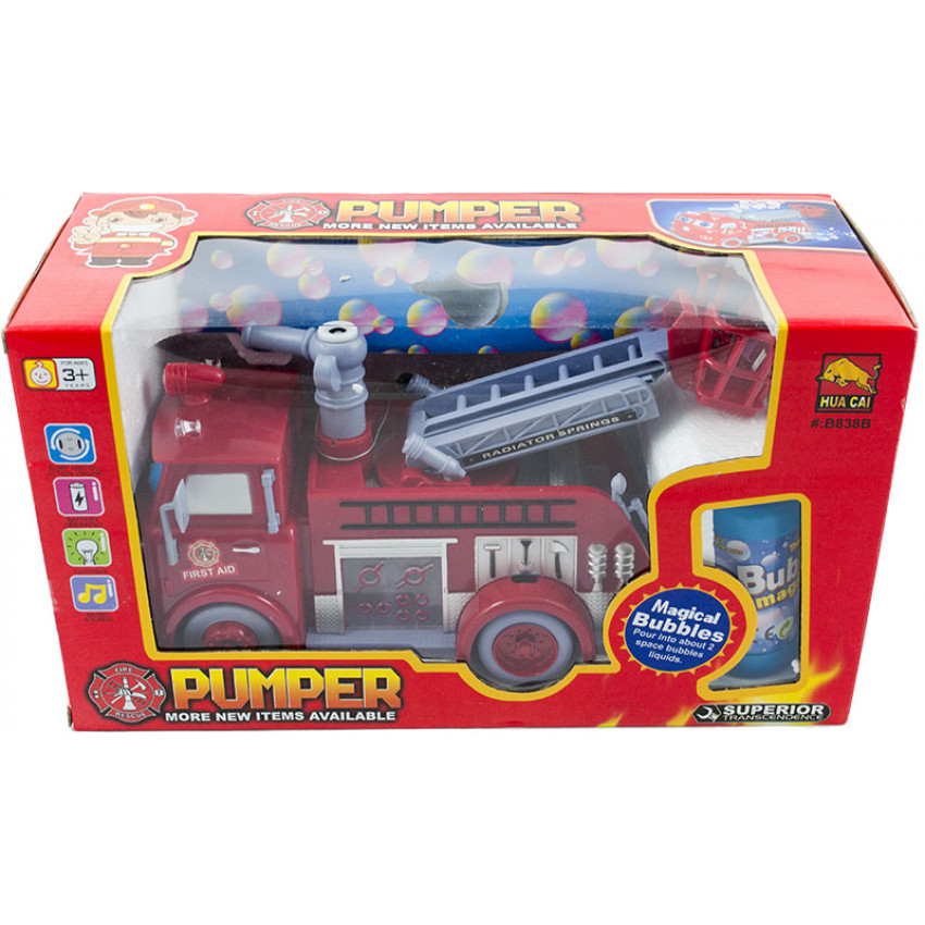 KIK Požiarnik auto bublifukové na baterky