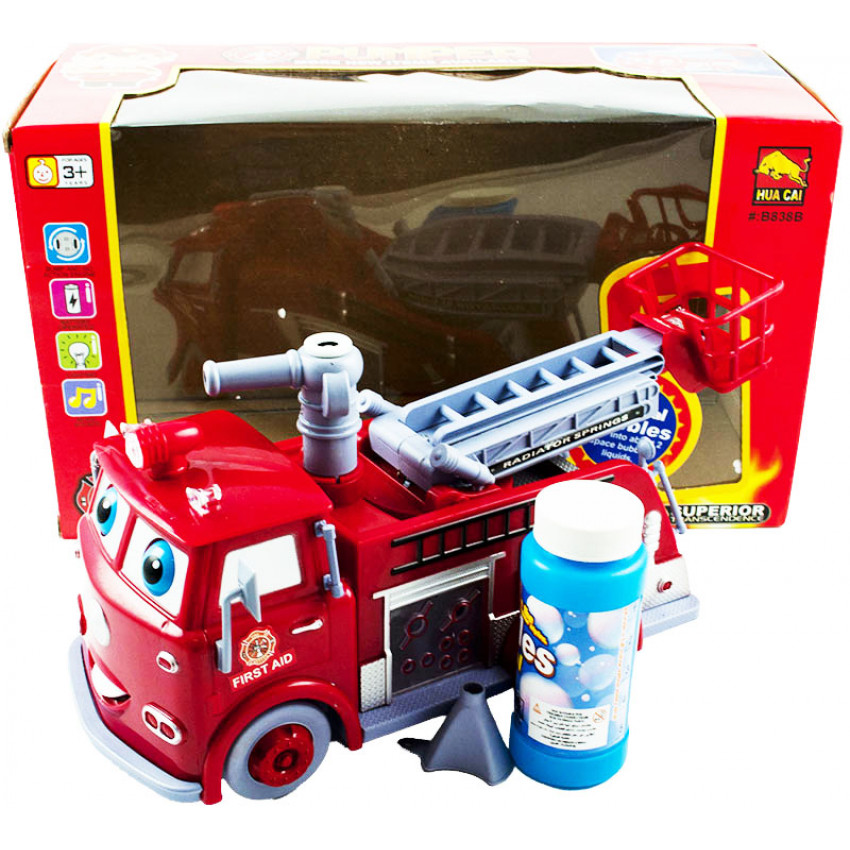 KIK Požiarnik auto bublifukové na baterky