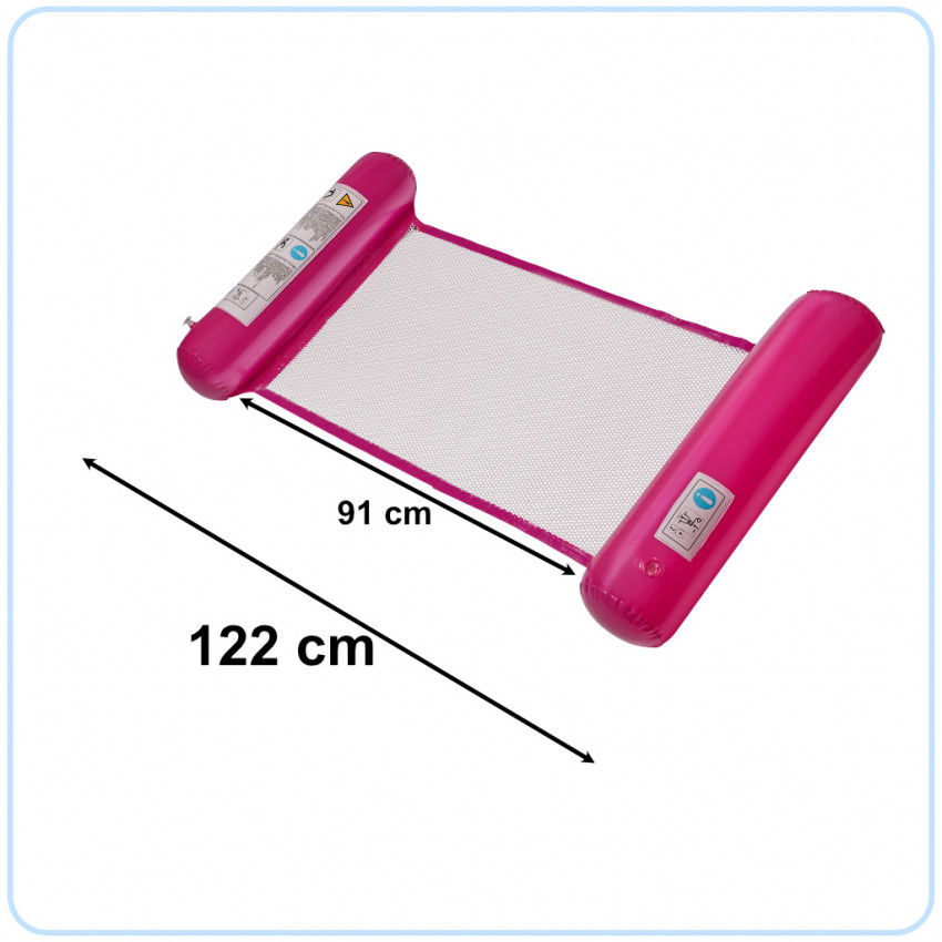 Bestway Nafukovačka hojdacia sieť 108x73cm ružová