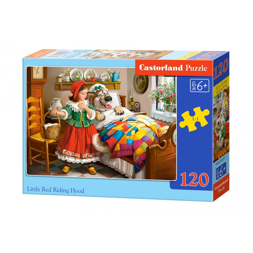 Castorland Puzzle Červená Čiapočka 120 dielikov