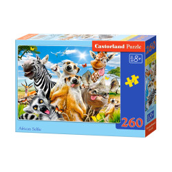 Castorland Puzzle Africké zvieratá 260 dielikov