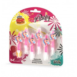 MOVEO Párty sviečky princezné 5 ks