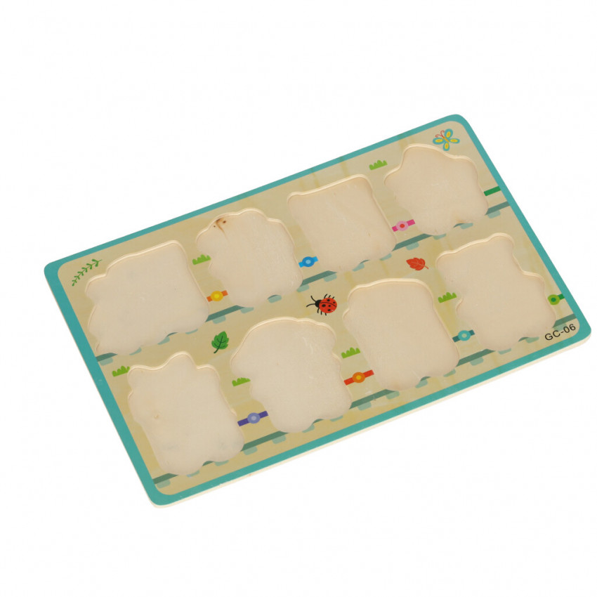 Drevená vkladačka vláčik