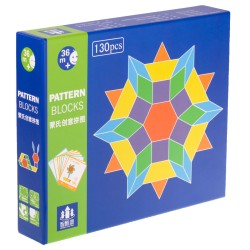 Montessori Puzzle drevené 155 dielov