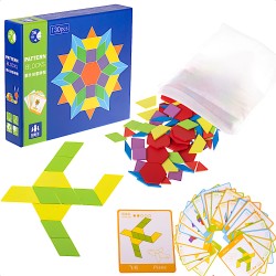 Montessori Puzzle drevené 155 dielov