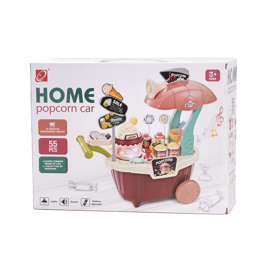 Pop corn vozík na baterky