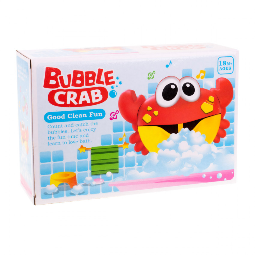 Bublifukový stroj krab do vane na baterky