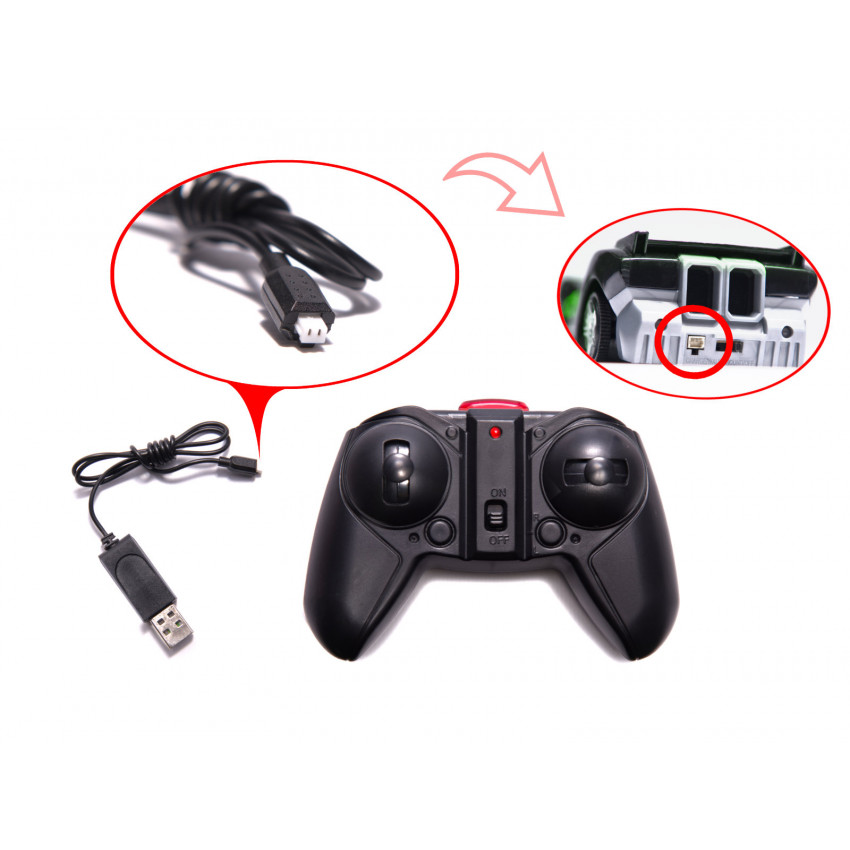 KIK Antigravitačné auto jazdiace po stene či strope 