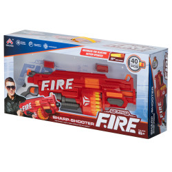 Detská pištoľ Mega FIRE + 40 nábojov na baterky