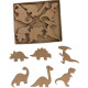 Kartónové výseky na dekorovanie Dinosaury 60ks