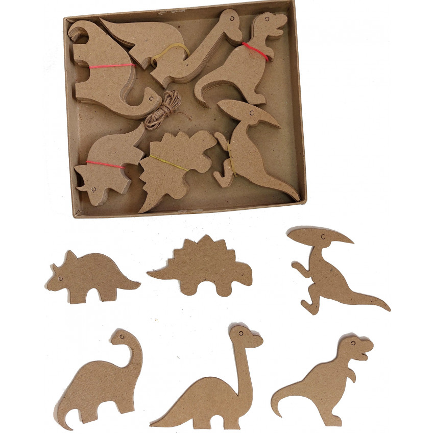 Kartónové výseky na dekorovanie Dinosaury 60ks