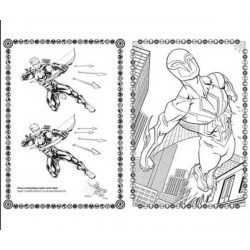Omaľovánky A4 so samolepkami Marvel 24 strán + samolepky