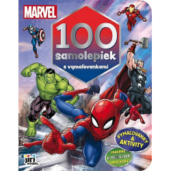 Omaľovánka JM A4 + 100 samolepiek - MARVEL