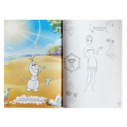 Samolepkové vymaľovanky Ľadové kráľovstvo