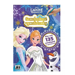 Samolepkové vymaľovanky Ľadové kráľovstvo