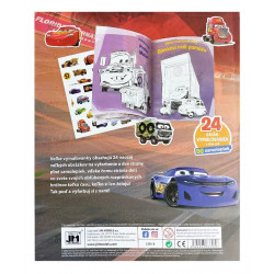 Veľké vymaľovanky Autá so samolepkami