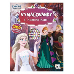 Omaľovánky s kamienkami Ľadové kráľovstvo