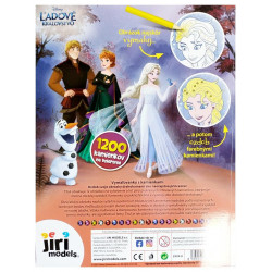 Omaľovánky s kamienkami Ľadové kráľovstvo