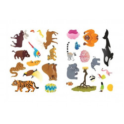 Hráme sa so samolepkami - Zvieratká A4