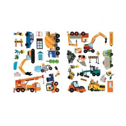 Hráme sa so samolepkami - Na stavbe A4