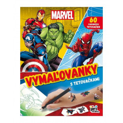 Vymaľovanky s tetovačkami - Marvel
