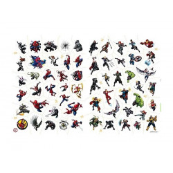 Vymaľovanky s tetovačkami - Marvel